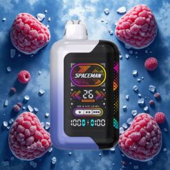 SPACEMAN SP40000 Engangsdamp Blå Bringebær Is 40000 Puff 20ml