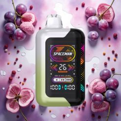 SPACEMAN SP40000 Engangsvape Hvit Druer Is 20ml 40000 Puffs