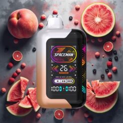 SPACEMAN SP40000 Engangsvape Juicy Peach Watermelon (40000 Puff, 20ml)