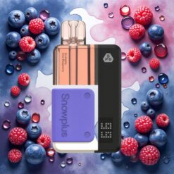 Snowplus Swift Pod Kit 15000 – Blåbær Sur Bringebær, 15000 puffs, 1000 mAh