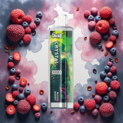 UWIN Crystal 10000 Puffs Engangs vape Blandet Bær 18ml & Type-C lading