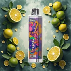 UWIN Crystal 10000 Puffs Sitron Lime 18ml 650mAh