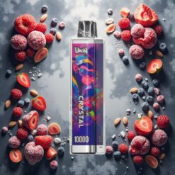 UWIN Crystal 10000 Puffs Vaniljeis Engangs vape, 18ml/650mAh