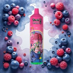 Uwin Tornado 35K Music Engangs vape Blåbær Bringebær – 35.000 puffs, 600mAh