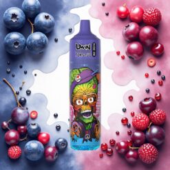 Uwin Tornado 35K Music Engangs vape Blåbær/Kirsebær/Tranebær 35.000 puff 600mAh