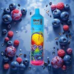 Uwin Tornado 35K Music Engangs vape Blåbær på Is 35.000 puffs 5% nikotin