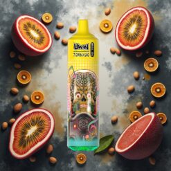 Uwin Tornado 35K Music Engangs vape Kiwi Pasjonsfrukt Guava 35 000 puffs 5% nikotin