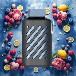 VOZOL GEAR 10000 Engangsdamp Blå Bringebær Sitron, 10000 Puff, 20 ml E-væske