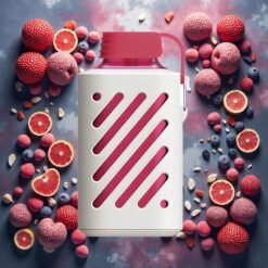 VOZOL GEAR 10000 Engangsdamp med 10000 pust og bomullsgodis (Cotton Candy) smak, 20 ml væske