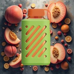 VOZOL GEAR 10000 Engangsdamp med Fersken Mango Vannmelon 10000 Puff, 20 ml E-væske