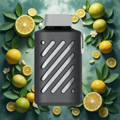 VOZOL GEAR 10000 Engangsdamp med Sitronmynte – 10000 Puff, 20 ml Væske