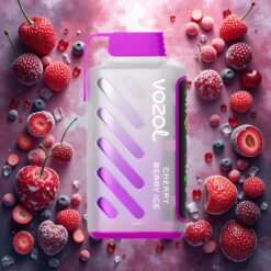 VOZOL Gear Power 20000 Puffs Engangs Vape Kirsebær & Bær Is – 20mL, 5% Nikotin