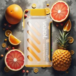 VOZOL Gear Power 20000 Puffs Mango Ananas Grapefrukt med 20mL og Dual Mesh Coil