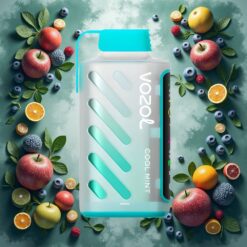 VOZOL Gear Power 20000 Puffs med 20mL og Dual Mesh Coil – Kjølig Mynte