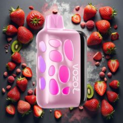 VOZOL RAVE 40000 Engangsdamp Jordbær Kiwi med 1000mAh batteri og 20/50mg/ml nikotin