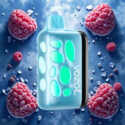 VOZOL RAVE 40000 Engangsvape Blå Bringebær Is med 1000mAh batteri og 20/50mg/ml nikotin