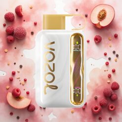 VOZOL STAR 40000 Engangs Vape Hvit fersken bringebær – 1000mAh