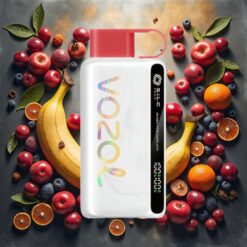 VOZOL STAR 9000/12000 Engangsvape Dragefrukt Banan Kirsebær med 650mAh batteri og raskoppladning