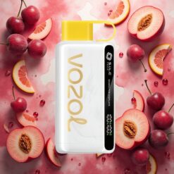 VOZOL STAR 9000/12000 Engangsvape Kirsebær Fersken Lemonade med 30% raskere lading og 650mAh batteri