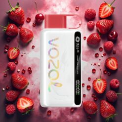 VOZOL STAR 9000/12000 Engangsvaper Jordbær Bringebær Kirsebær med 650mAh batteri og 30% raskere lading