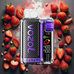 VOZOL Vista 20000 Puffs Engangs Vape Jordbær Mango med 650mAh batteri og 2% nikotin