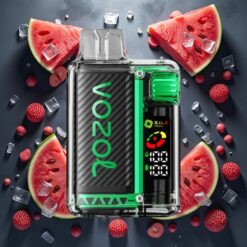 VOZOL Vista 20000 Puffs Engangs Vape Vannmelon Is med 650mAh batteri og 2% nikotin