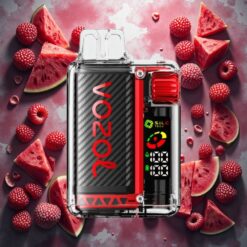 VOZOL Vista 20000 Puffs Gjenoppladbar med 650mAh batteri og Bringebær Vannmelon