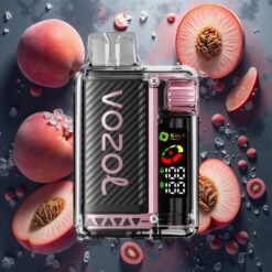 VOZOL Vista 20000 Puffs Ladeskapasitet 650mAh Fersken Is